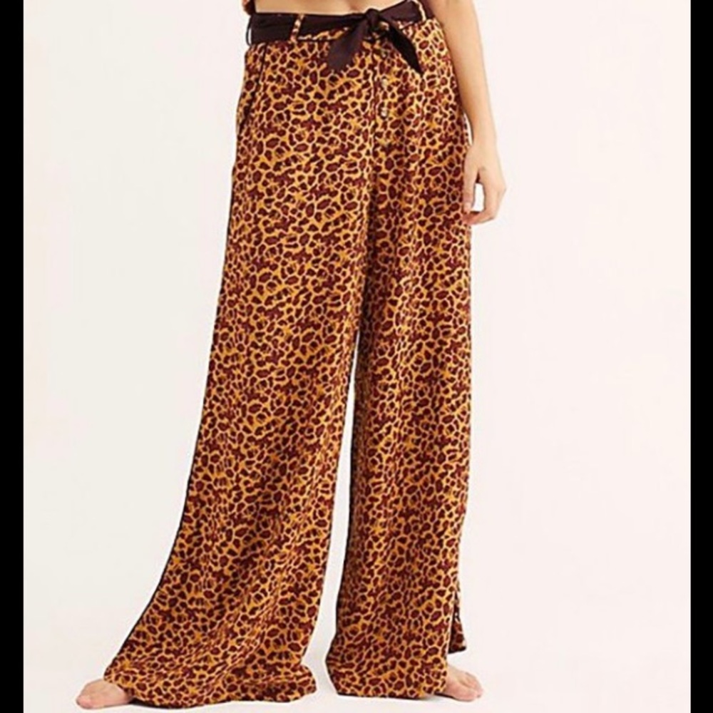 Free People Bennie Leopard Pant 4